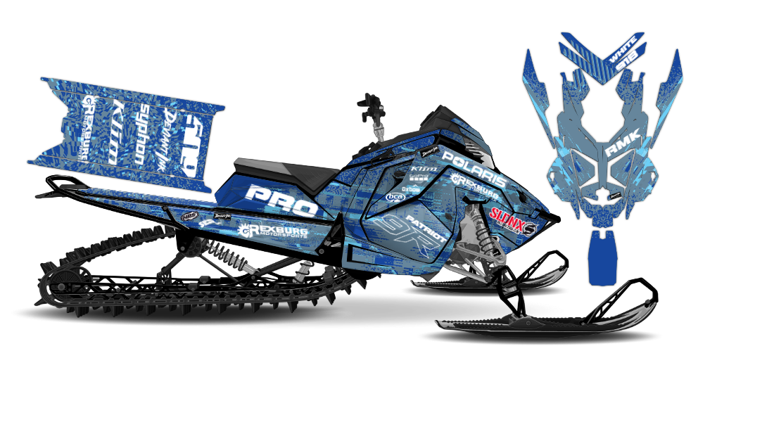 Premium Sled Wraps by Deviant Ink // Custom Snowmobile Wraps Deviant Ink